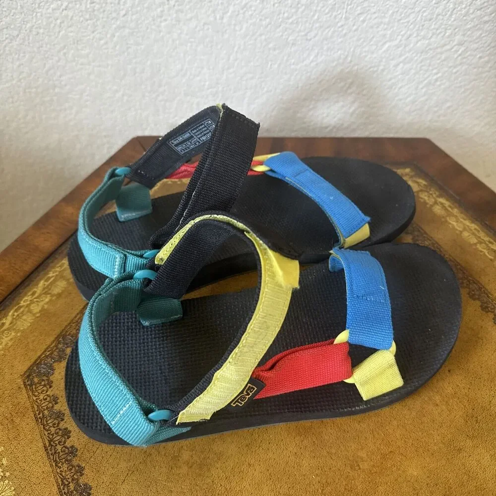 Men’s Teva Original Universal Sandals Retro Multicolor Size 8 Adventure‎